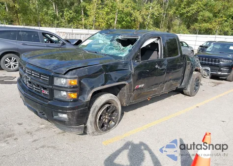 2015 Chevrolet Silverado 1500 2Lt из США, поврежденный, VIN 1GCVKREC3FZ345745